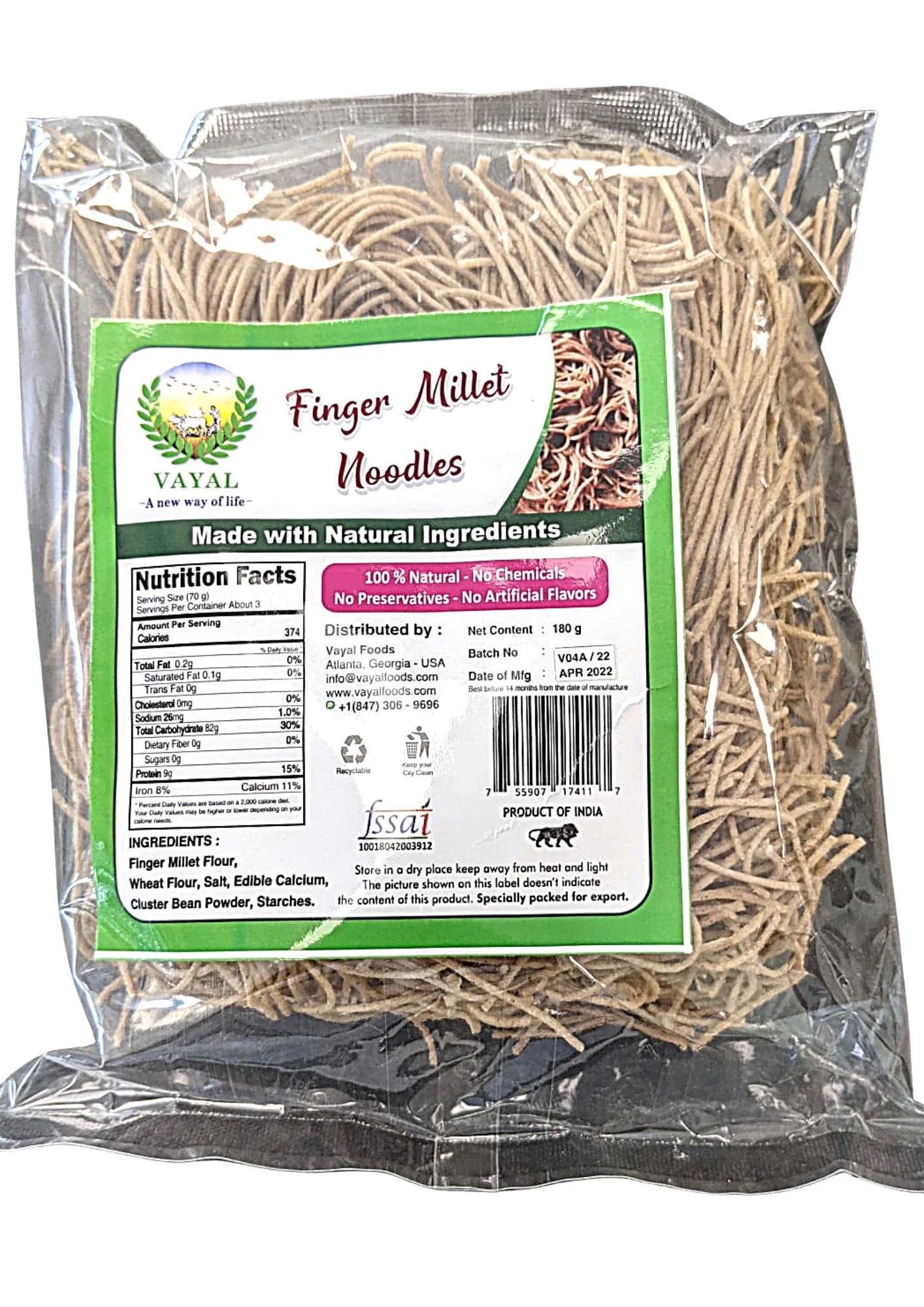 Finger Millet - Noodles