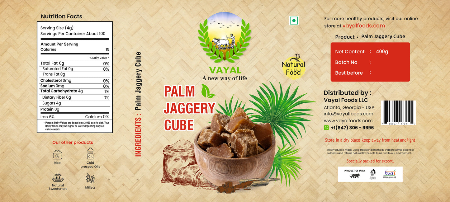 Palm Jaggery Cubes