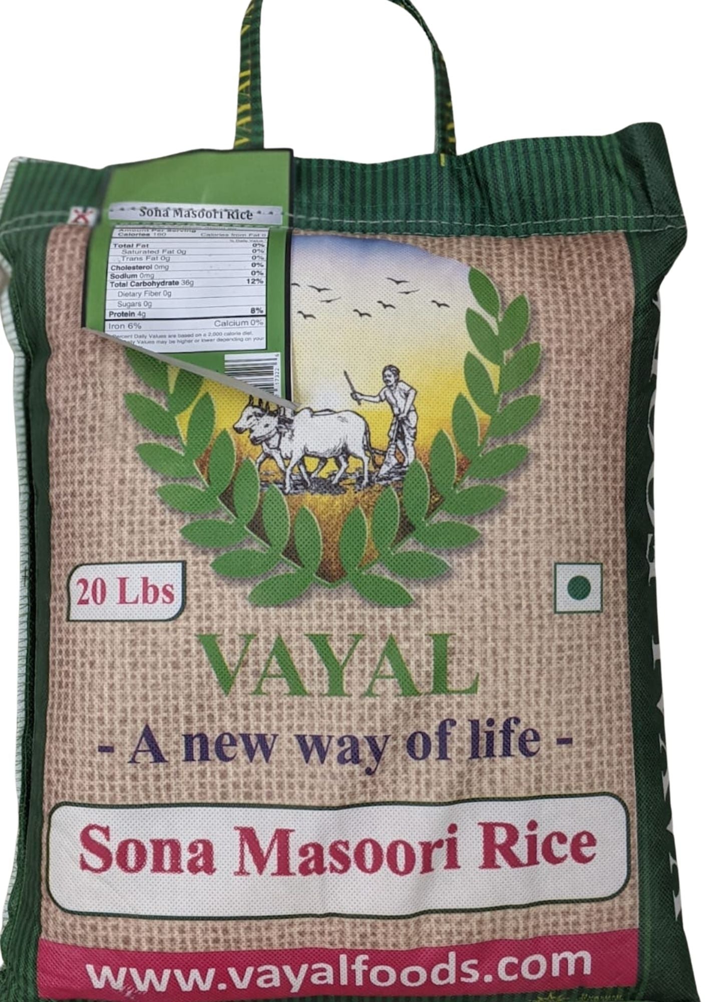 Sona Masoori Rice (20 lbs) Success – Chettinad Batter Point