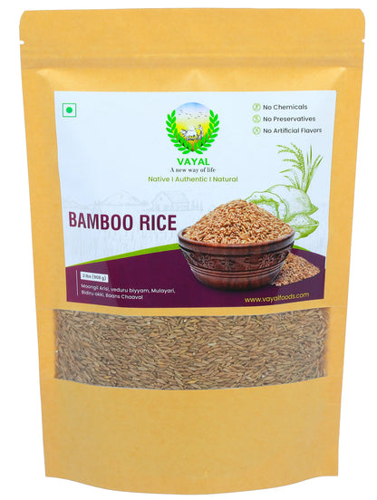 Bamboo Rice - 100% Wild Forest Brown Bamboo Rice (2 lbs)